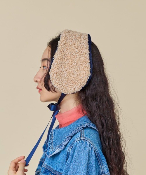 kaorinomori（カオリノモリ）の「kaorinomori ソポマフ（イヤーマフ・レディース・ネイビー・FREE）」の11枚目の写真