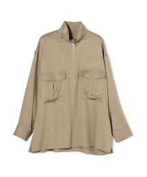 GALERIE VIE | ヴィンテージツイル ジップアッププルオーバー(シャツ/ブラウス)