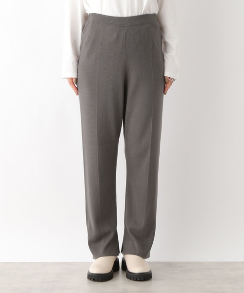 LEPSIM（レプシィム）の「14ゲージ総針ストレートパンツ　184034（その他パンツ・レディース・グレイッシュベージュ/チャコールグレー/ブラック・FREE）」の19枚目の写真