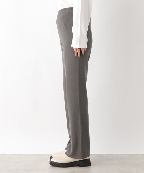 LEPSIM（レプシィム）の「14ゲージ総針ストレートパンツ　184034（その他パンツ・レディース・グレイッシュベージュ/チャコールグレー/ブラック・FREE）」の20枚目の写真