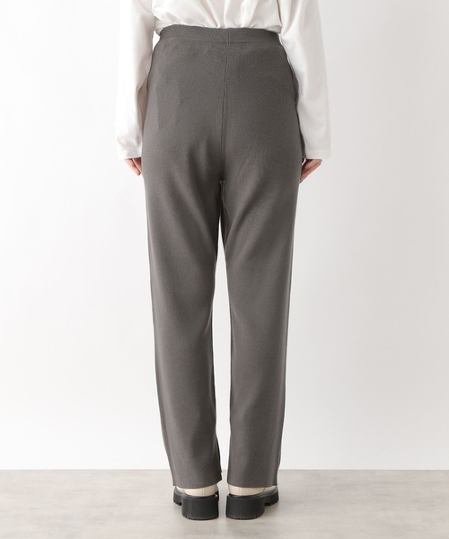 LEPSIM（レプシィム）の「14ゲージ総針ストレートパンツ　184034（その他パンツ・レディース・グレイッシュベージュ/チャコールグレー/ブラック・FREE）」の21枚目の写真