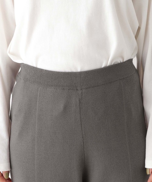 LEPSIM（レプシィム）の「14ゲージ総針ストレートパンツ　184034（その他パンツ・レディース・グレイッシュベージュ/チャコールグレー/ブラック・FREE）」の22枚目の写真