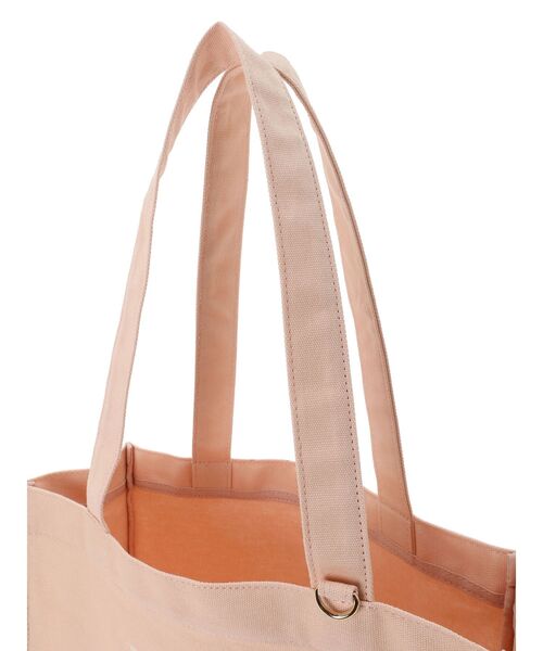 Maison de FLEUR（メゾンドフルール）の「ブランドロゴプリントスクエアトートSバッグ（トートバッグ・レディース・アイボリー/ブラック/ピンク・FREE）」の19枚目の写真