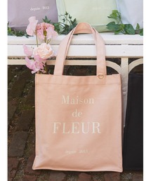 Maison de FLEUR | ブランドロゴプリントスクエアトートSバッグ(トートバッグ)