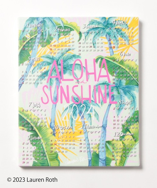 Kahiko（カヒコ）の「【Kahiko】Lauren Roth アートボードカレンダー