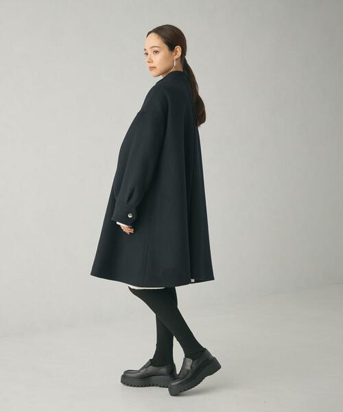 EMMEL REFINES EM モッズライク Aライン コート　ネイビー EMMEL REFINES（エメルリファインズ）の「＜EMMEL REFINES＞EM
