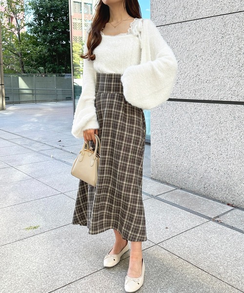 apres jour（アプレジュール）の「シャギーニットアンサンブル【ZOZOTOWN限定アイテム】（アンサンブル・レディース・ブラック/オフホワイト/ピンク/パープル系その他・フリー/X-LARGE）」の10枚目の写真