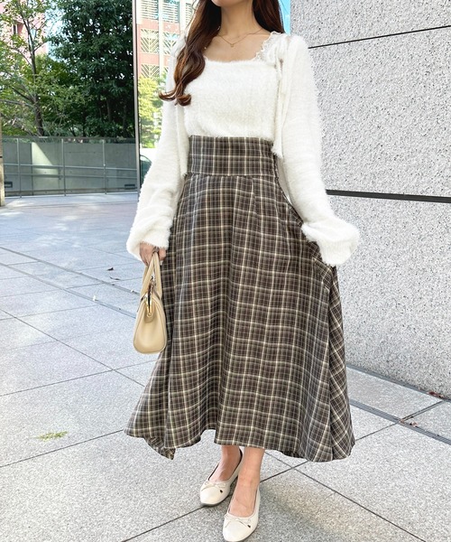 apres jour（アプレジュール）の「シャギーニットアンサンブル【ZOZOTOWN限定アイテム】（アンサンブル・レディース・ブラック/オフホワイト/ピンク/パープル系その他・フリー/X-LARGE）」の11枚目の写真