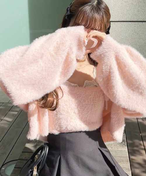 apres jour（アプレジュール）の「シャギーニットアンサンブル【ZOZOTOWN限定アイテム】（アンサンブル・レディース・ブラック/オフホワイト/ピンク/パープル系その他・フリー/X-LARGE）」の22枚目の写真