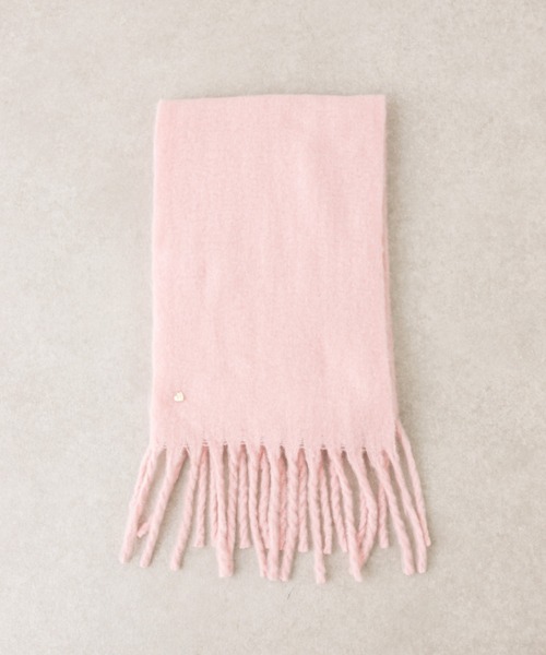 OLIVE des OLIVE（オリーブデオリーブ）の「ハートチャーム付きブークレマフラー　1032160010（マフラー・レディース・ピンク/ライトグレー/オフホワイト/ピンク系その他・FREE）」の19枚目の写真