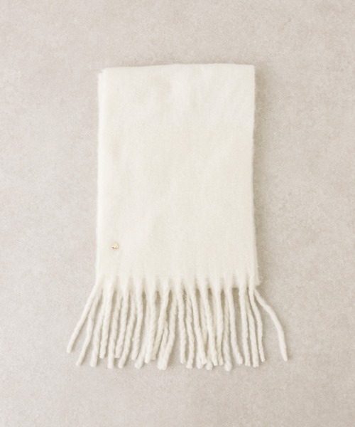 OLIVE des OLIVE（オリーブデオリーブ）の「ハートチャーム付きブークレマフラー　1032160010（マフラー・レディース・ピンク/ライトグレー/オフホワイト/ピンク系その他・FREE）」の20枚目の写真