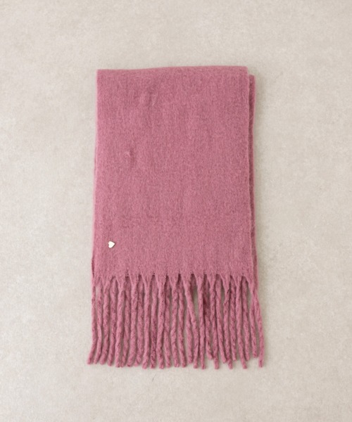 OLIVE des OLIVE（オリーブデオリーブ）の「ハートチャーム付きブークレマフラー　1032160010（マフラー・レディース・ピンク/ライトグレー/オフホワイト/ピンク系その他・FREE）」の22枚目の写真