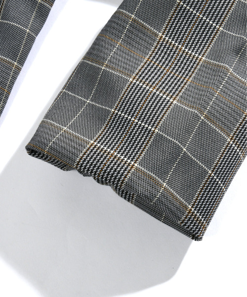 neos（ネオス）の「【neos -addictive design-】ルーズシルエット タータンチェック ダブル テーラード ジャケット（テーラードジャケット・メンズ・ベージュ/グレー・MEDIUM/X-LARGE/LARGE）」の4枚目の写真