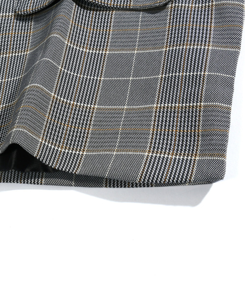 neos（ネオス）の「【neos -addictive design-】ルーズシルエット タータンチェック ダブル テーラード ジャケット（テーラードジャケット・メンズ・ベージュ/グレー・MEDIUM/X-LARGE/LARGE）」の5枚目の写真