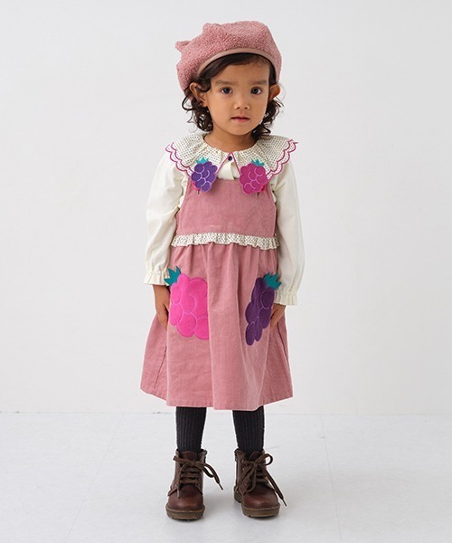 baby cheer（ベイビーチアー）の「ぶどう衿ブラウス（シャツ/ブラウス・キッズ・キナリ・120cm/90cm/110cm/80ｃｍ/100cm）」の8枚目の写真