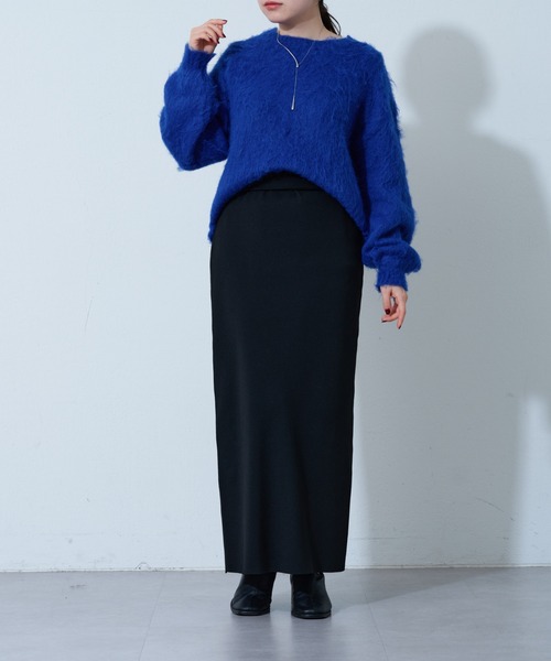 COLONY 2139（コロニートゥーワンスリーナイン）の「シャギークルーニットプルオーバー（ニット/セーター・レディース・オフホワイト/レッド/グレー/ブラック/ブラウン/ネイビー/ピンク/サンドベージュ/ブルー・FREE）」の20枚目の写真