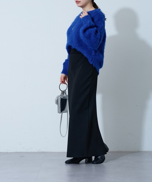 COLONY 2139（コロニートゥーワンスリーナイン）の「シャギークルーニットプルオーバー（ニット/セーター・レディース・オフホワイト/レッド/グレー/ブラック/ブラウン/ネイビー/ピンク/サンドベージュ/ブルー・FREE）」の21枚目の写真