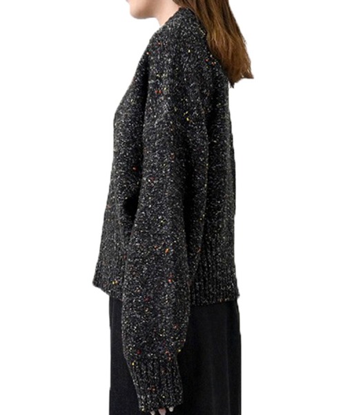 STYLEBLOCK(スタイルブロック)の「カラーネップクルーネックニットプルオーバー(ニット/セーター・レディース・ベージュ/ブルー/グレー/ブラック/ピンク・M)」の8枚目の写真