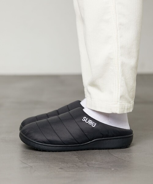 SUBU（スブ）の「SUBU/スブ Permanent Collection 2023 / パーマネント ウィンター サンダル モックシューズ / クロッグダウンサンダル（サンダル・レディース・ブラック/ベージュ/チャコールグレー/レッド/カーキ/チェック・1/2/0/3）」の11枚目の写真
