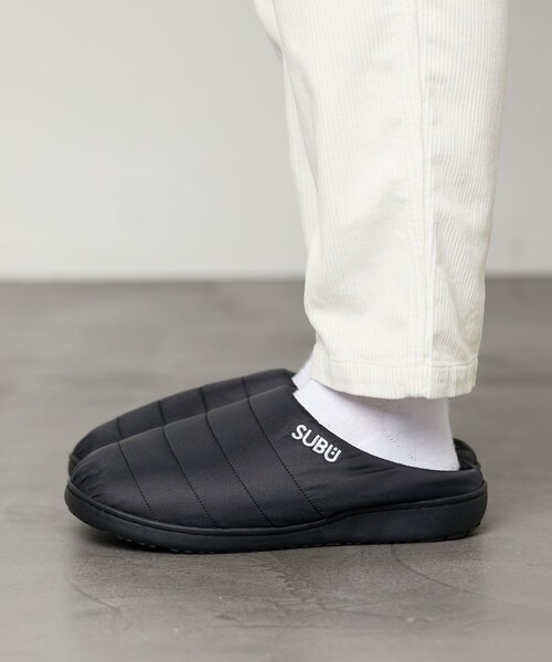 SUBU（スブ）の「SUBU/スブ Permanent Collection 2023 / パーマネント ウィンター サンダル モックシューズ / クロッグダウンサンダル（サンダル・レディース・ブラック/ベージュ/チャコールグレー/レッド/カーキ/チェック・1/2/0/3）」の19枚目の写真