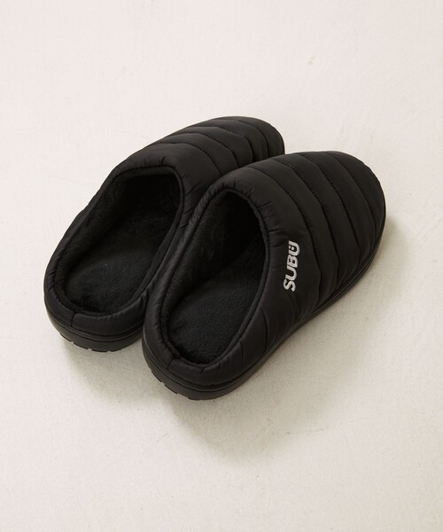 SUBU（スブ）の「SUBU/スブ Permanent Collection 2023 / パーマネント ウィンター サンダル モックシューズ / クロッグダウンサンダル（サンダル・レディース・ブラック/ベージュ/チャコールグレー/レッド/カーキ/チェック・1/2/0/3）」の16枚目の写真