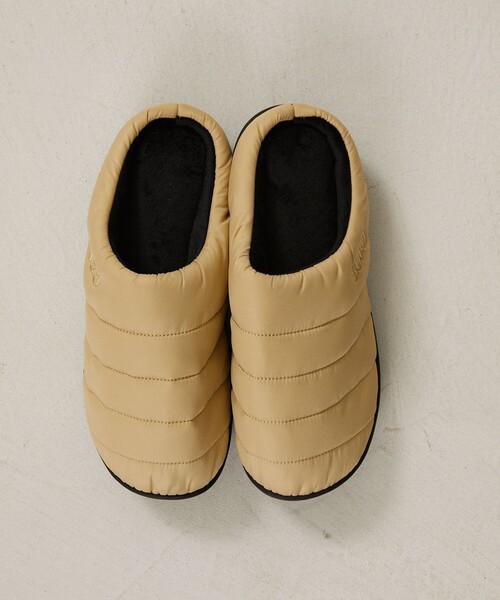 SUBU（スブ）の「SUBU/スブ Permanent Collection 2023 / パーマネント ウィンター サンダル モックシューズ / クロッグダウンサンダル（サンダル・レディース・ブラック/ベージュ/チャコールグレー/レッド/カーキ/チェック・1/2/0/3）」の9枚目の写真