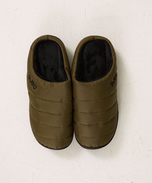 SUBU（スブ）の「SUBU/スブ Permanent Collection 2023 / パーマネント ウィンター サンダル モックシューズ / クロッグダウンサンダル（サンダル・レディース・ブラック/ベージュ/チャコールグレー/レッド/カーキ/チェック・1/2/0/3）」の13枚目の写真