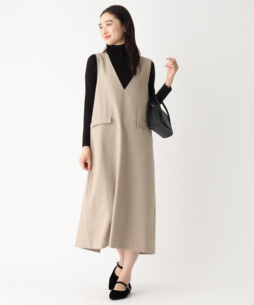 OPAQUE.CLIP(オペークドットクリップ)の「◆【2WAY】フラップミニバッグ(ショルダーバッグ・レディース・ライトグレー/ピンク系/ブラック・00)」の8枚目の写真