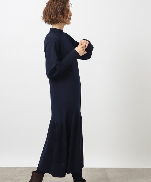 grove（グローブ）の「◆大人の上品さ漂うニットワンピース（ワンピース・レディース・ブラウン系その他/ブルー系その他/ホワイト系5・02/03/05/01/04）」の8枚目の写真