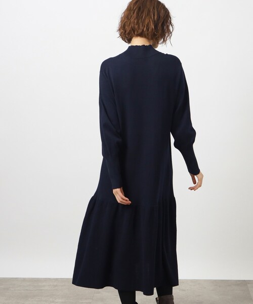 grove（グローブ）の「◆大人の上品さ漂うニットワンピース（ワンピース・レディース・ブラウン系その他/ブルー系その他/ホワイト系5・02/03/05/01/04）」の9枚目の写真