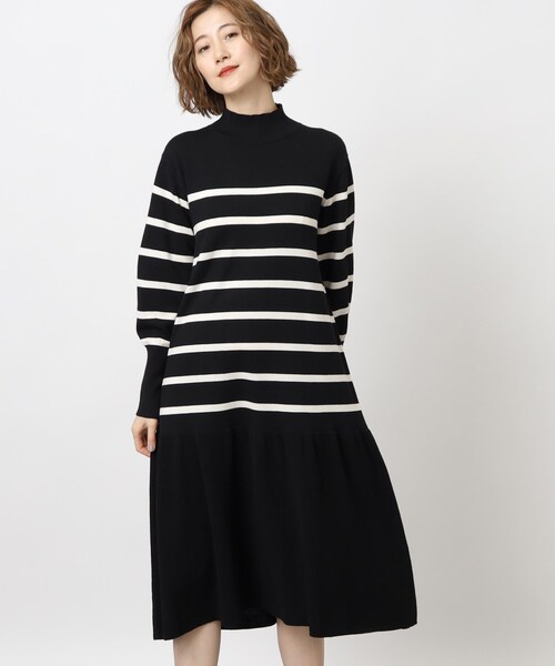 grove（グローブ）の「◆大人の上品さ漂うニットワンピース（ワンピース・レディース・ブラウン系その他/ブルー系その他/ホワイト系5・02/03/05/01/04）」の14枚目の写真