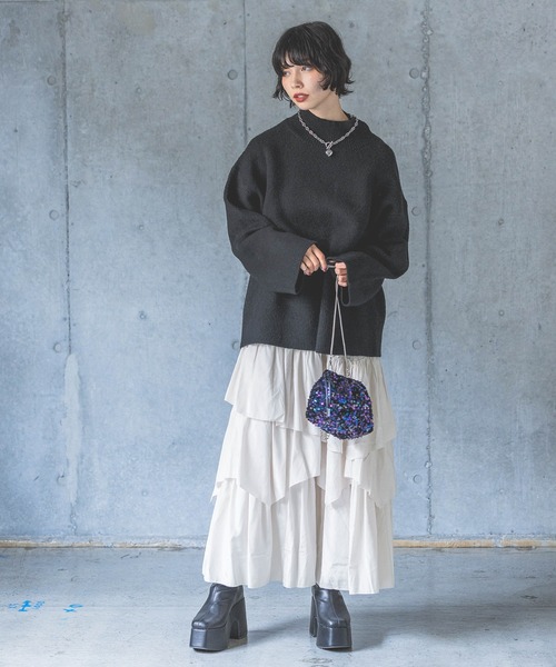 PAGEBOY（ページボーイ）の「ベロアスパンコールBAG（ショルダーバッグ・レディース・ゴールド/ブラック/シルバー・FREE）」の16枚目の写真