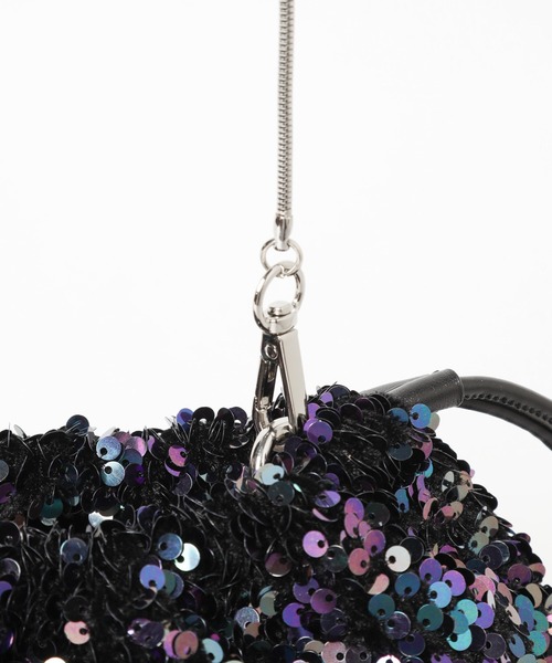 PAGEBOY（ページボーイ）の「ベロアスパンコールBAG（ショルダーバッグ・レディース・ゴールド/ブラック/シルバー・FREE）」の14枚目の写真