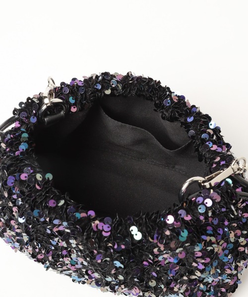 PAGEBOY（ページボーイ）の「ベロアスパンコールBAG（ショルダーバッグ・レディース・ゴールド/ブラック/シルバー・FREE）」の15枚目の写真