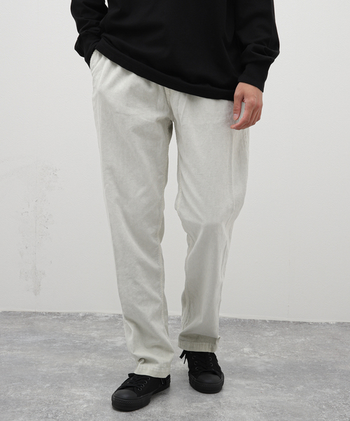 SAVE KHAKI UNITED(セーブカーキユナイテッド)の「SAVE KHAKI UNITED / CORD EASY CHINO(チノパンツ・メンズ・ライトグレー/ブラック/チョコ・LARGE/MEDIUM/X-LARGE)」の5枚目の写真