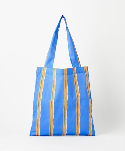 BEAUTY&YOUTH UNITED ARROWS(ビューティーアンドユースユナイテッドアローズ)の「ストライプ ポケッタブル トートバッグ(トートバッグ・レディース・ピンク/ライム/コバルトブルー・FREE)」の10枚目の写真