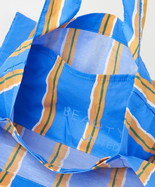 BEAUTY&YOUTH UNITED ARROWS(ビューティーアンドユースユナイテッドアローズ)の「ストライプ ポケッタブル トートバッグ(トートバッグ・レディース・ピンク/ライム/コバルトブルー・FREE)」の17枚目の写真