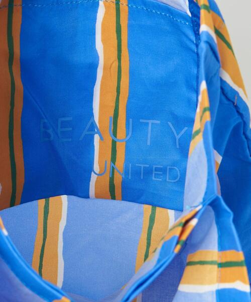 BEAUTY&YOUTH UNITED ARROWS(ビューティーアンドユースユナイテッドアローズ)の「ストライプ ポケッタブル トートバッグ(トートバッグ・レディース・ピンク/ライム/コバルトブルー・FREE)」の18枚目の写真