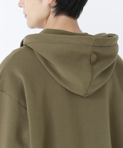 osharewalker（オシャレウォーカー）の「【廃盤】『裏起毛スタンドネックパーカー』（パーカー・メンズ・ブラック/カーキ・2/3）」の8枚目の写真