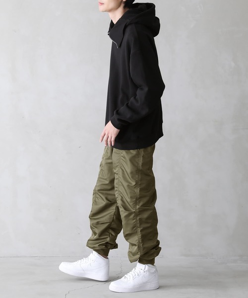 osharewalker（オシャレウォーカー）の「【廃盤】『裏起毛スタンドネックパーカー』（パーカー・メンズ・ブラック/カーキ・2/3）」の16枚目の写真