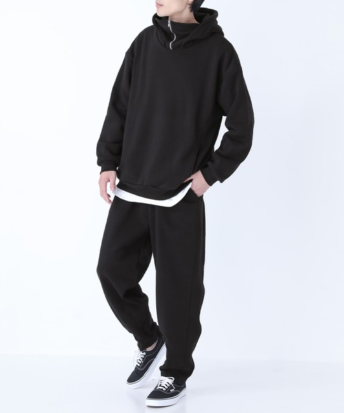 osharewalker（オシャレウォーカー）の「【廃盤】『裏起毛スタンドネックパーカー』（パーカー・メンズ・ブラック/カーキ・2/3）」の13枚目の写真