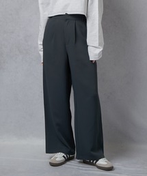 Lull | 【Lull / ルル】ワイドストレートタックパンツ(その他パンツ)