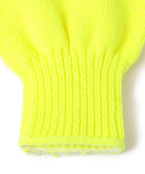 NEWBERRY KNITTING(ニューベリーニッティング)の「NEWBERRY KNITTING:ニット グローブ 手袋(手袋・メンズ・ダークグレー/ライトイエロー/オリーブ/ブルー/ブラック/ネイビー・ONE SIZE)」の8枚目の写真