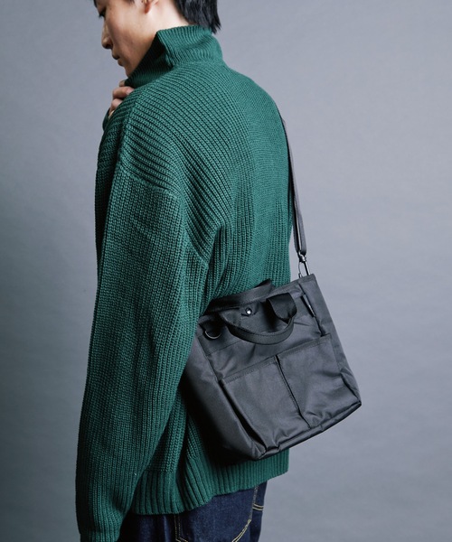 NoiR/ノアール(ノアール)の「NoiR ノアール Approach mini tote アプローチミニトート(トートバッグ・メンズ・ブラック/ブラック系・FREE)」の3枚目の写真