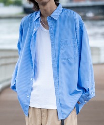 JOHN'S CLOSET | 【a】ブロード ストライプ バルーンスリーブシャツ(シャツ/ブラウス)