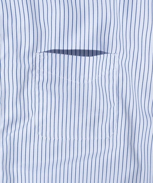 JOHN'S CLOSET（ジョンズクローゼット）の「【a】エステルブロード ストライプ バルーンスリーブシャツ（シャツ/ブラウス・メンズ・ブルー/ホワイト・MEDIUM/LARGE）」の14枚目の写真