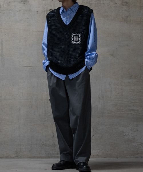 JOHN'S CLOSET（ジョンズクローゼット）の「【a】エステルブロード ストライプ バルーンスリーブシャツ（シャツ/ブラウス・メンズ・ブルー/ホワイト・MEDIUM/LARGE）」の20枚目の写真