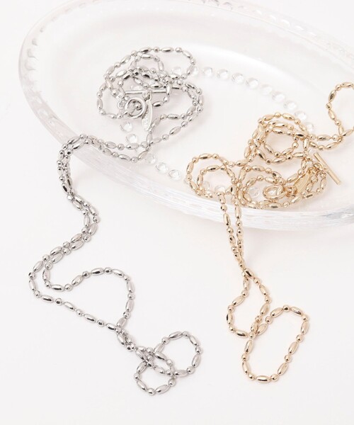 NOLLEY’S Sophi（ノーリーズソフィ）の「アートボールロングネックレス（ネックレス・レディース・ゴールド/シルバー・FREE）」の9枚目の写真