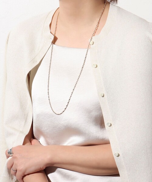 NOLLEY’S Sophi（ノーリーズソフィ）の「アートボールロングネックレス（ネックレス・レディース・ゴールド/シルバー・FREE）」の10枚目の写真