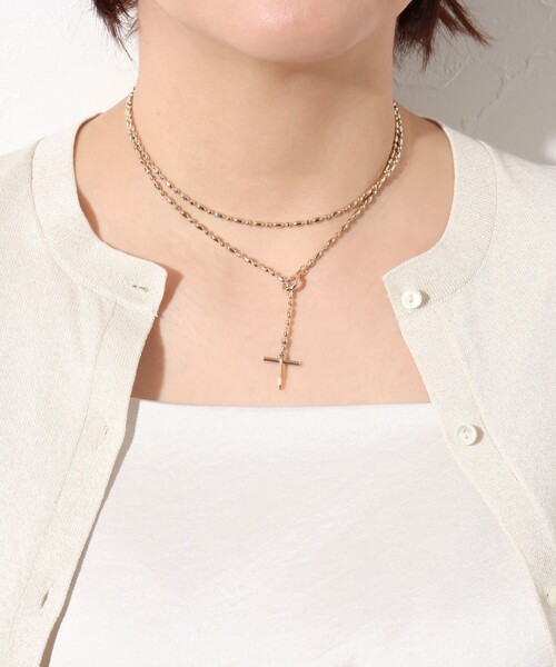 NOLLEY’S Sophi（ノーリーズソフィ）の「アートボールロングネックレス（ネックレス・レディース・ゴールド/シルバー・FREE）」の17枚目の写真